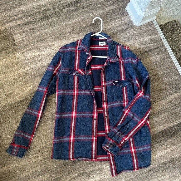 Wrangler | Tops | Wrangler Flannel Shacket | Poshmark